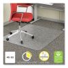 EconoMat Occasional Use Chair Mat for Low Pile Carpet, 45 x 53, Rectangular, Clear1