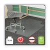 SuperMat Frequent Use Chair Mat, Med Pile Carpet, Roll, 36 x 48, Lipped, Clear2
