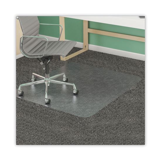 SuperMat Frequent Use Chair Mat for Medium Pile Carpet, 36 x 48, Rectangular, Clear1