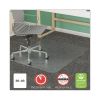 SuperMat Frequent Use Chair Mat for Medium Pile Carpet, 36 x 48, Rectangular, Clear2