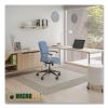 Antimicrobial Chair Mat, Medium Pile Carpet, 60 x 46, Rectangular, Clear2