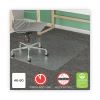 SuperMat Frequent Use Chair Mat, Med Pile Carpet, Roll, 46 x 60, Rectangle, Clear2