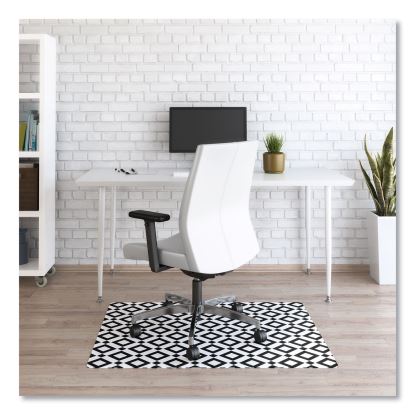 FashionMat Chair Mat, Rectangular, 35 x 40, Diamonds1