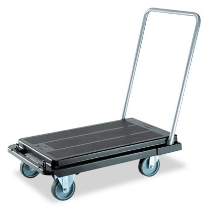 Heavy-Duty Platform Cart, 500 lb Capacity, 21 x 32.5 x 37.5, Black1
