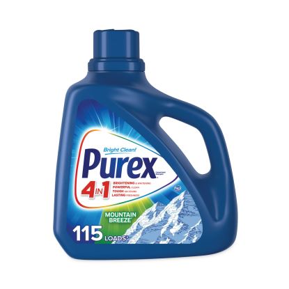 Liquid Laundry Detergent, Mountain Breeze, 150 oz Bottle, 4/Carton1