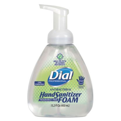 Antibacterial Foam Hand Sanitizer, 15.2 oz Pump Bottle, Fragrance-Free, 4/Carton1