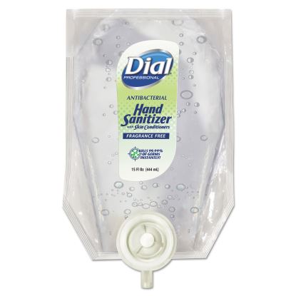 Antibacterial Gel Hand Sanitizer Refill for Eco-Smart Dispenser, Fragrance-Free, 15 oz, 6/Carton1