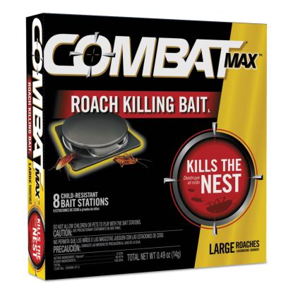 Roach Bait Insecticide, 0.49 oz Bait, 8/Pack, 12 Packs/Carton1
