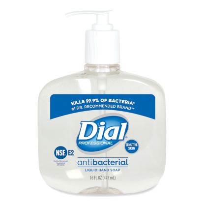 Antibacterial Liquid Hand Soap for Sensitive Skin, Floral, 16 oz Pump, 12/Carton1