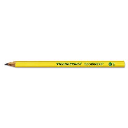 Ticonderoga Beginners Woodcase Pencil with Microban Protection, HB (#2), Black Lead, Yellow Barrel, Dozen1