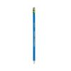 Erasable Colored Pencils, 2.6 mm, 2B (#1), Blue Lead, Blue Barrel, Dozen1