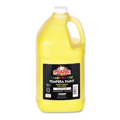 Ready-to-Use Tempera Paint, Yellow, 1 gal Bottle1