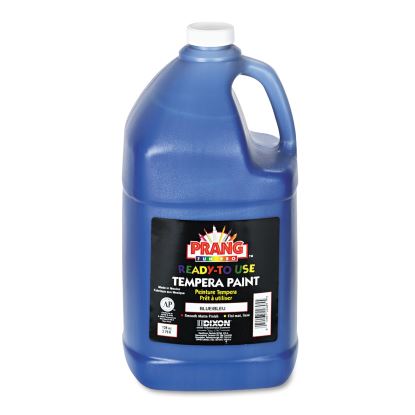 Ready-to-Use Tempera Paint, Blue, 1 gal Bottle1