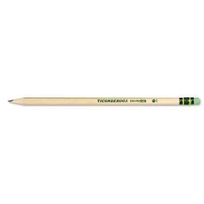 EnviroStiks Pencil, HB (#2), Black Lead, Natural Woodgrain Barrel, Dozen1