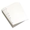 Custom Cut-Sheet Copy Paper, 92 Bright, 5-Hole Side Punched, 20 lb Bond Weight, 8.5 x 11, White, 500/Ream1