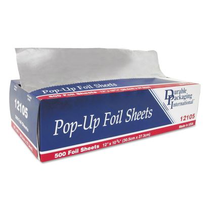 Pop-Up Aluminum Foil Sheets, 12 x 10.75, 500/Box, 6 Boxes/Carton1