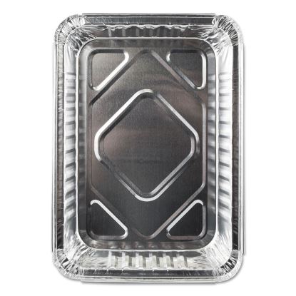 Aluminum Closeable Containers, 1.5 lb Oblong, 8.69 x 6.13 x 1.56, Silver, 500/Carton1