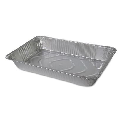 Aluminum Steam Table Pans, Full-Size Deep—346 oz., 3.38" Deep, 12.81 x 20.75, 50/Carton1