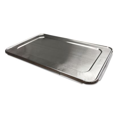 Aluminum Steam Table Lids, Fits Full-Size Pan, 12.88 x 20.81 x 0.63, 50/Carton1