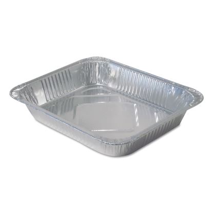 Aluminum Steam Table Pans, Half-Size Medium—104 oz., 2.19" Deep, 10.38 x 12.75, 100/Carton1