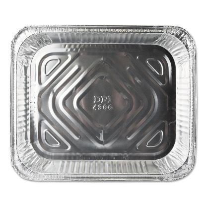 Aluminum Steam Table Pans, Half-Size Shallow—79.5 oz., 1.69" Deep, 10.38 x 12.75, 100/Carton1