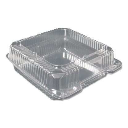 Plastic Clear Hinged Containers, 9 x 8.63 x 3, Clear, 200/Carton1