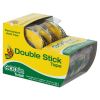 Permanent Double-Stick Tape with Dispenser, 1" Core, 0.5" x 25 ft, Clear, 3/Pack2