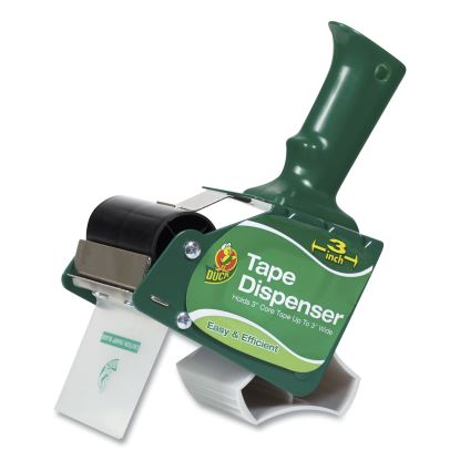 Extra-Wide Packaging Tape Dispenser, 3" Core, For Rolls Up to 3" x 54.6 yds, Green1