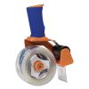 Bladesafe Antimicrobial Tape Gun with One Roll of Tape, 3" Core, For Rolls Up to 2" x 60 yds, Orange2