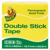 Permanent Double-Stick Tape, 1" Core, 0.5" x 75 ft, Clear2