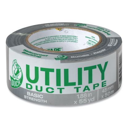 Utility Duct Tape, 3" Core, 1.88" x 55 yds, Silver1