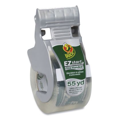 EZ Start Premium Packaging Tape with Dispenser, 1.5" Core, 1.88" x 55.5 yds, Clear1