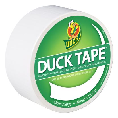 Colored Duct Tape, 3" Core, 1.88" x 20 yds, White1