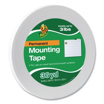 Double-Stick Foam Mounting Tape, Permanent, Holds Up to 2 lbs, 0.75" x 36 yds1