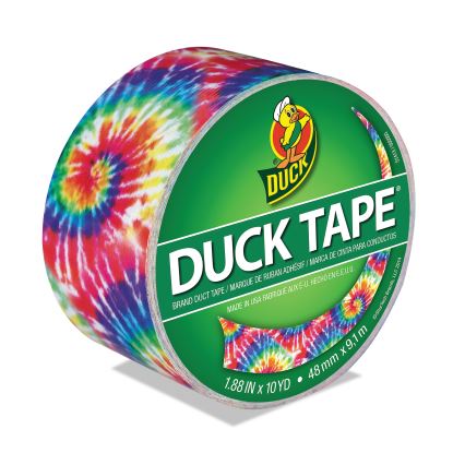Colored Duct Tape, 3" Core, 1.88" x 10 yds, Multicolor Love Tie Dye1