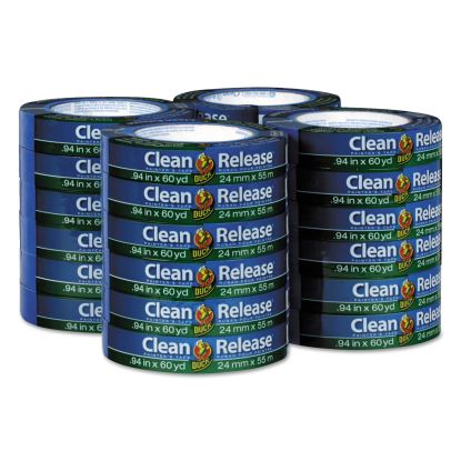 Clean Release Painter's Tape, 3" Core, 0.94" x 60 yds, Blue, 24/Carton1