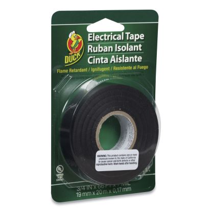 Pro Electrical Tape, 1" Core, 0.75" x 66 ft, Black1