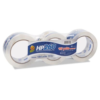 HP260 Packaging Tape, 3" Core, 1.88" x 60 yds, Clear, 3/Pack1