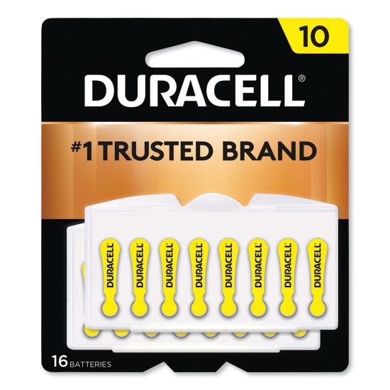 Hearing Aid Battery, #10, 16/Pack1