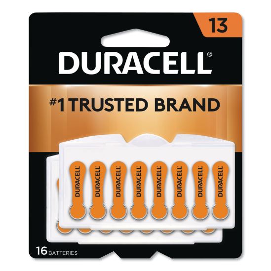 Hearing Aid Battery, #13, 16/Pack1