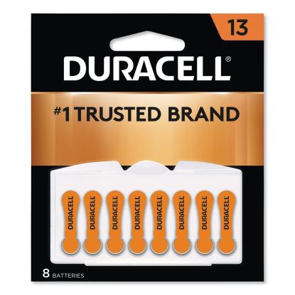 Hearing Aid Battery, #13, 8/Pack1