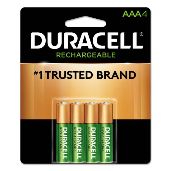 Rechargeable StayCharged NiMH Batteries, AAA, 4/Pack1