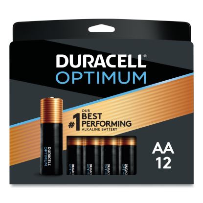 Optimum Alkaline AA Batteries, 12/Pack1