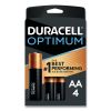 Optimum Alkaline AA Batteries, 4/Pack1