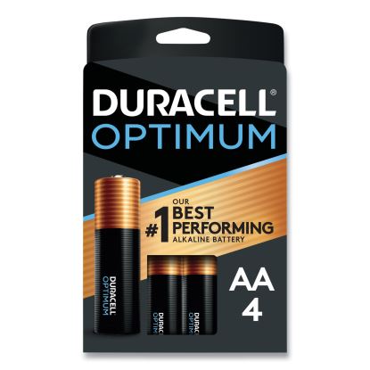 Optimum Alkaline AA Batteries, 4/Pack1