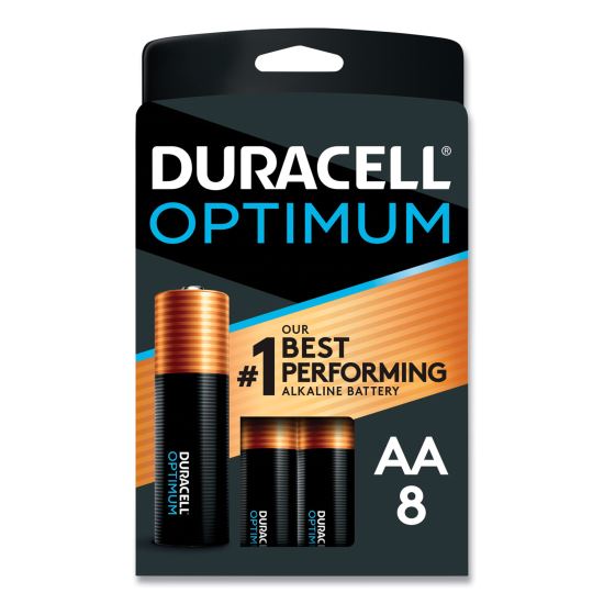 Optimum Alkaline AA Batteries, 8/Pack1