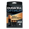 Optimum Alkaline AAA Batteries, 4/Pack1