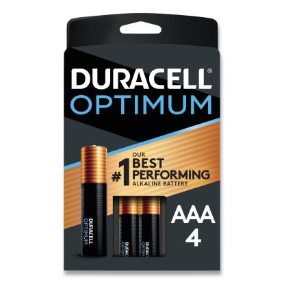 Optimum Alkaline AAA Batteries, 4/Pack1