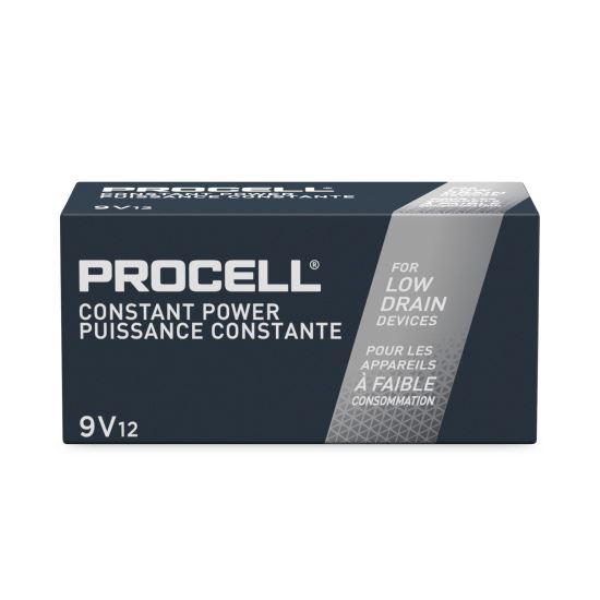 Professional Alkaline 9V Batteries, 12/Box1