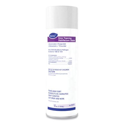 Envy Foaming Disinfectant Cleaner, Lavender Scent, 19 oz Aerosol Spray, 12/Carton1